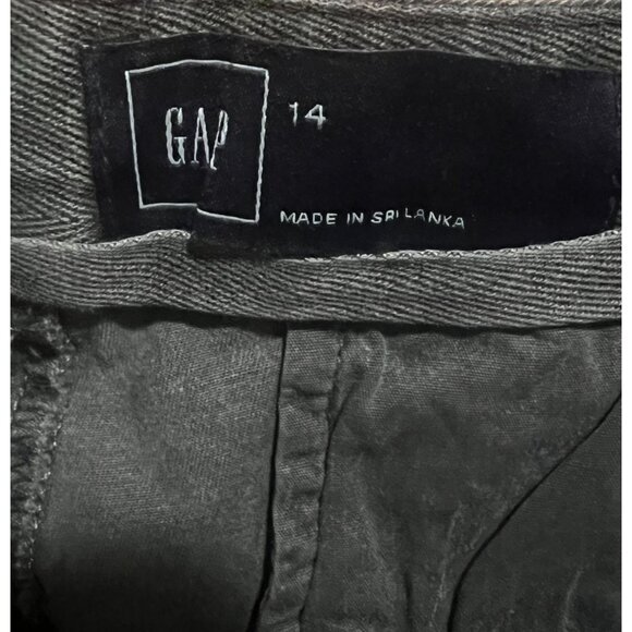 GAP Women's Girlfriend Chino Mid Rise Stretch Pants Size‎ 14 Gray NWT - Picture 5 of 7